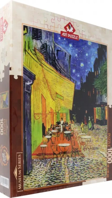 Пазлы 1000 деталей Пазл. Терраса кафе ночью, 1000 элементов