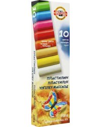 Пластилин, 10 цветов