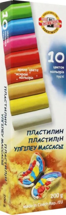 Обложка книги «Пластилин, 10 цветов»