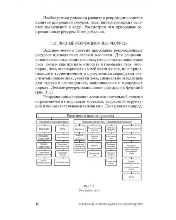 Рекреационное лесоводство. Учебник