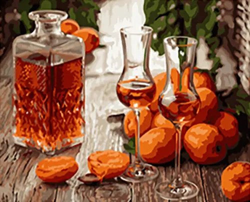 Картина по номерам на холсте. Сладкие абрикосы Картина по номерам на холсте. Сладкие абрикосы