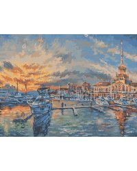 Картина по номерам на холсте. Сочи