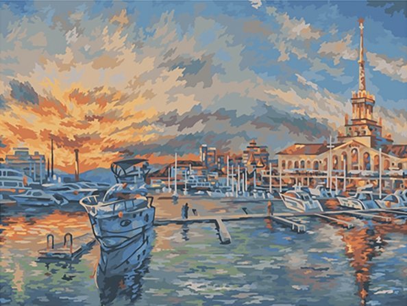 Картина по номерам на холсте. Сочи Картина по номерам на холсте. Сочи