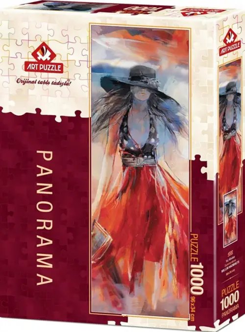 Пазлы панорамные 1000 деталей Пазл-панорама. Летнее платье, 1000 элементов