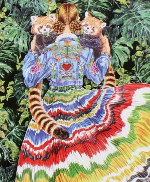 Картина по номерам Картина по номерам Панда в моде