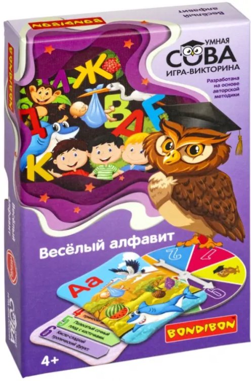 Умная Сова Игра-викторина Умная Сова Веселый алфавит