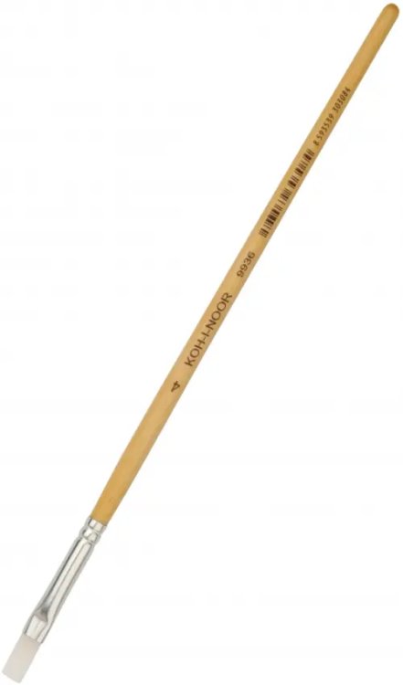 Кисть синтетика плоская №4