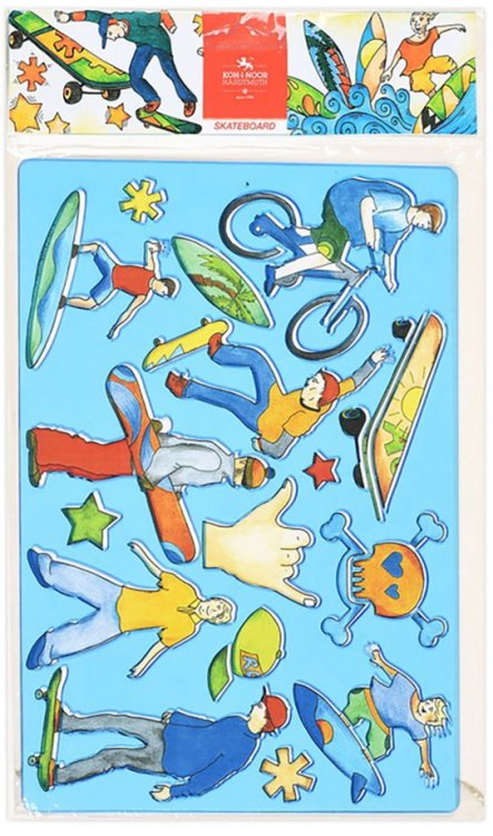 Принадлежности для рисования Шаблон для рисования Skateboard