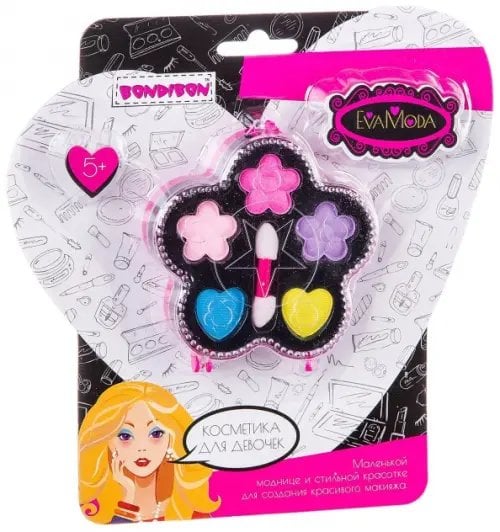 Набор декоративной косметики. Цветок с тенями для век