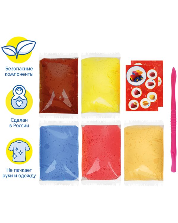 Набор для лепки из легкого пластилина Машинка