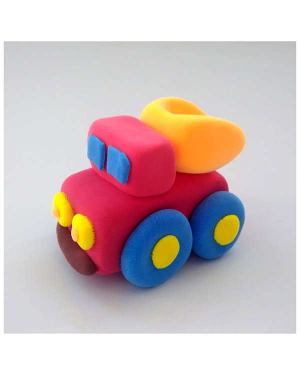 Набор для лепки из легкого пластилина Машинка