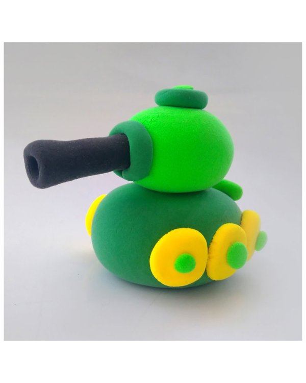 Набор для лепки из легкого пластилина Танк