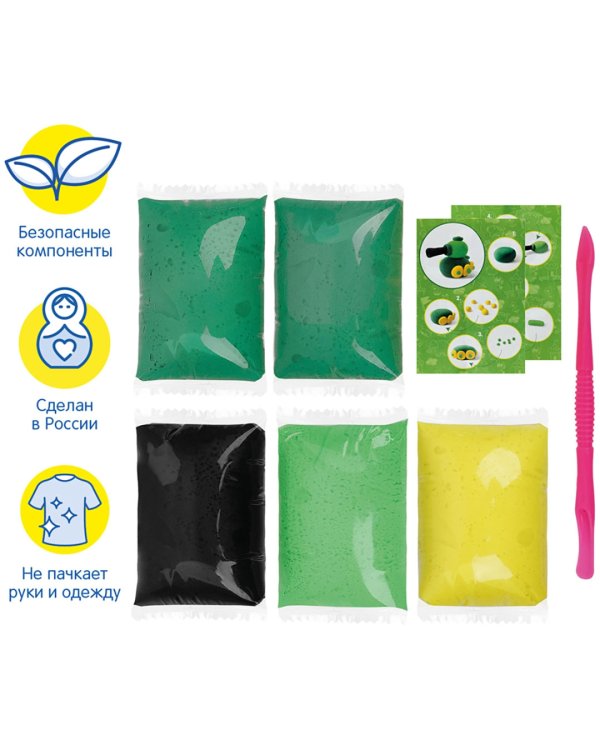 Набор для лепки из легкого пластилина Танк