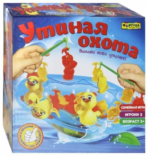 Игры познавательные и развлекательные Игра настольная семейная Утиная Охота