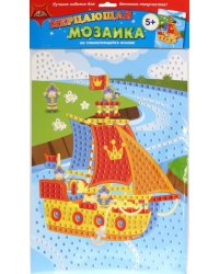 Аппликация из мягкого пластика Кораблик