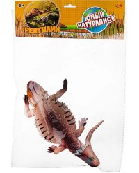 Фигурка Ящерица, песочно-коричневая