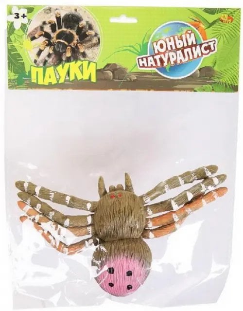 Фигурка Паук, зелено-розовый Фигурка Паук, зелено-розовый