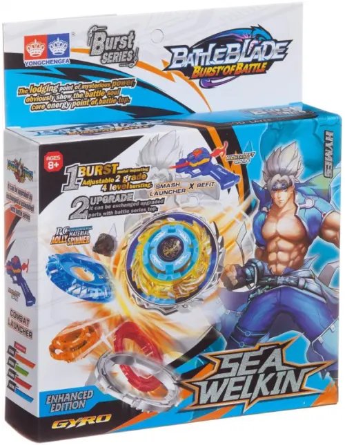 Волчок Battle blade. Sea Welkin. Hymes