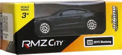 Машина металлическая Ford Mustang, 1:64, черная