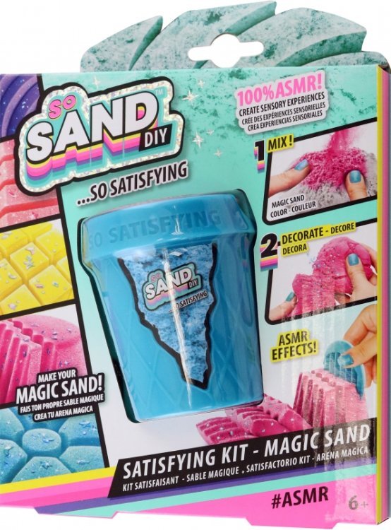 Набор для экспериментов So Sand DIY, темно-голубой
