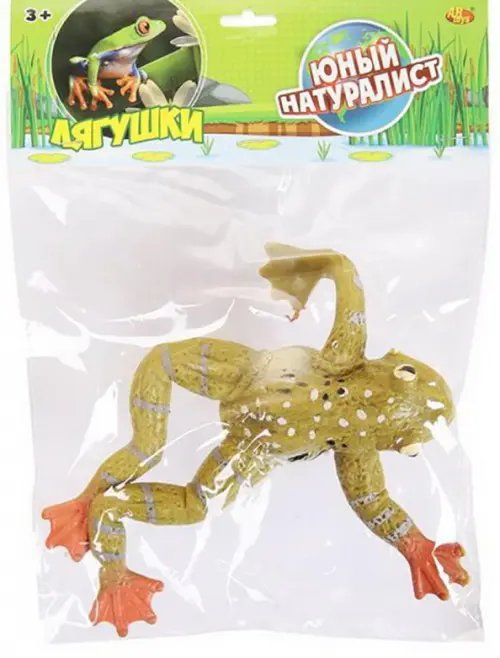 Фигурка Лягушка, хаки, лежачая Фигурка Лягушка, хаки, лежачая