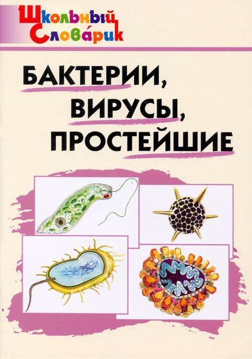 Школьный словарик Бактерии, вирусы, простейшие