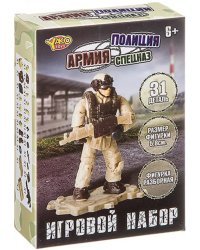 Конструктор Фигурка солдата, 31 деталь