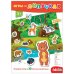 Игры на пластике с липучками. Лесные животные