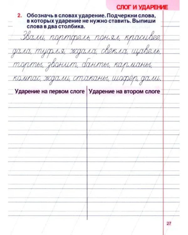 Русский язык. 1 класс. Тетрадь-тренажер