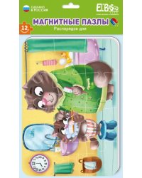 Мягкий магнитный пазл Бодрое утро, 12 элементов