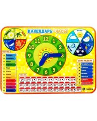 Настольная игра Календарь-часы. Учим время