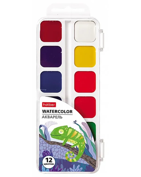 Акварель медовая Colora, 12 цветов, без кисти