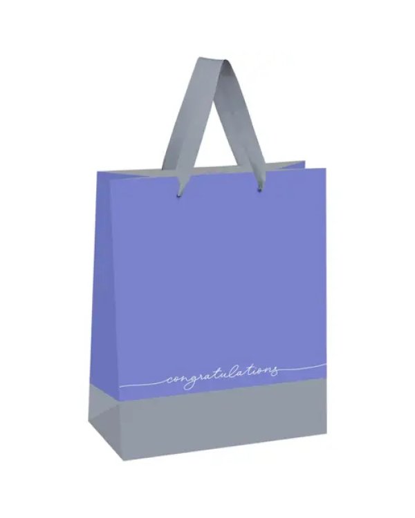 Дополнительное изображение книги «Пакет подарочный Gray-lavender»