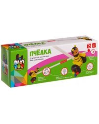 Каталка с ручкой Пчелка