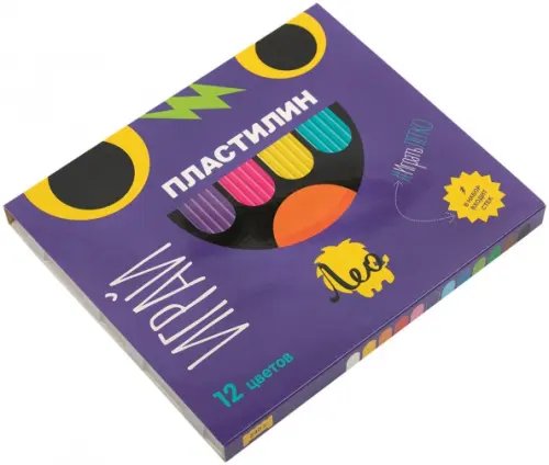 Обложка книги «Пластилин классический Играй, 12 цветов»