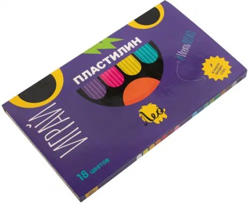 Обложка книги «Пластилин классический Играй, 18 цветов»