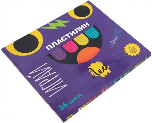 Обложка книги «Пластилин классический Играй, 36 цветов»