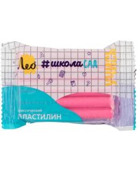 Пластилин классический Учись, розовый, 50 гр