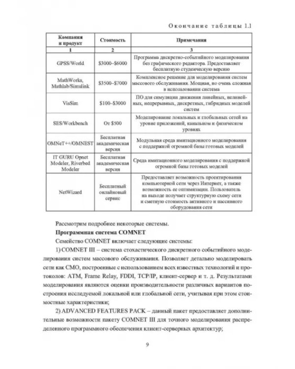 Основы проектирования и моделирования вычислительных сетей