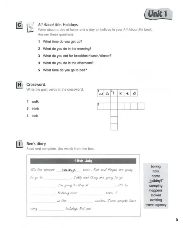 Excellent! 3. Activity Book