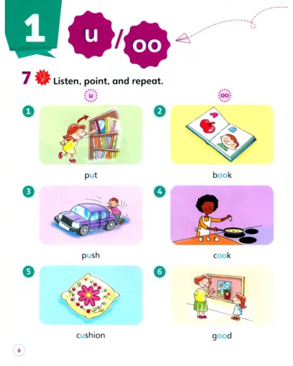English Code 6. Phonics Book + Audio &amp; Video QR Code