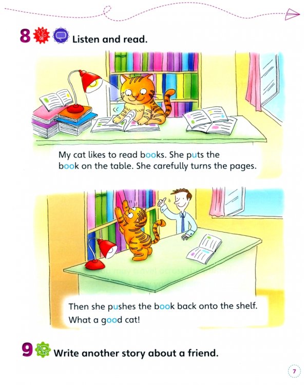 English Code 6. Phonics Book + Audio &amp; Video QR Code
