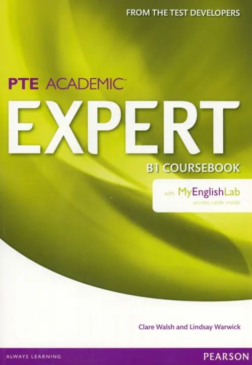 Expert Expert. PTE Academic. B1. Coursebook + MyEnglishLab