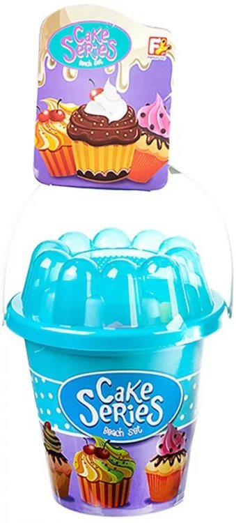 Набор для песка, ведро с крышкой, ложкой, 5 формочками Набор для песка, ведро с крышкой, ложкой, 5 формочками