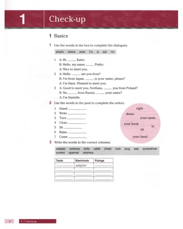 Technical English. 1 Elementary. A1. Workbook without key + CD