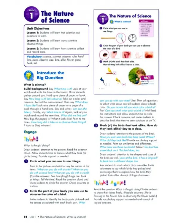 Big Science 1. Teacher's Book