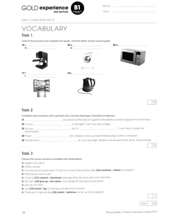 Gold Experience. B1. Teacher's Resource Book
