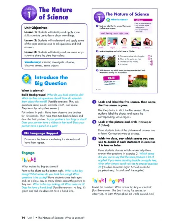 Big Science 3. Teacher's Book