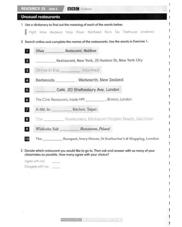 Wider World 1. Teacher's Resource Book