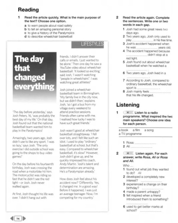 Next Move 4. Workbook + MP3